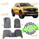 Rivestimento Tappetini Interni Su Misura Anteriori Posteriori per Ford Ranger T9 2023 - 2024 Raptor, Wildtrak, Wildtrak X, XL, XLT, Limited, Tremor, Platinum